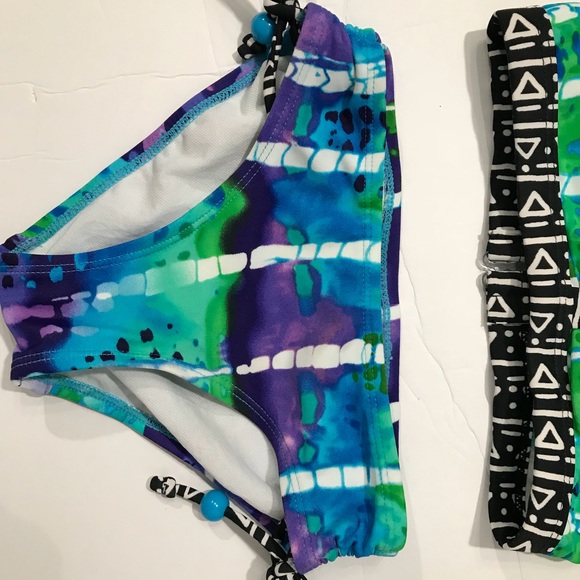Justice Size 6 Bikini Swim Suit NWT 2 Piece Cute! - Picture 4 of 8